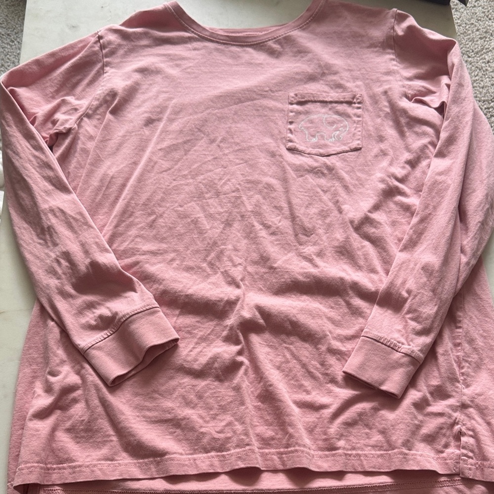 Ivory Ella Light Pink Long Sleeve Shirt